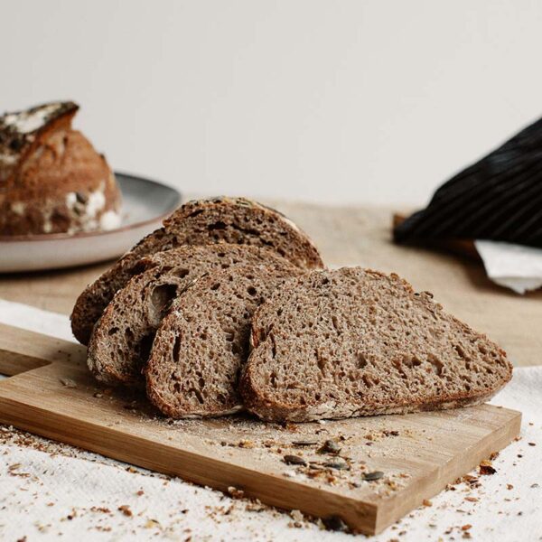Pane Antico, fette, prodotto nel Dea Bakery Lab di Abbiategrasso